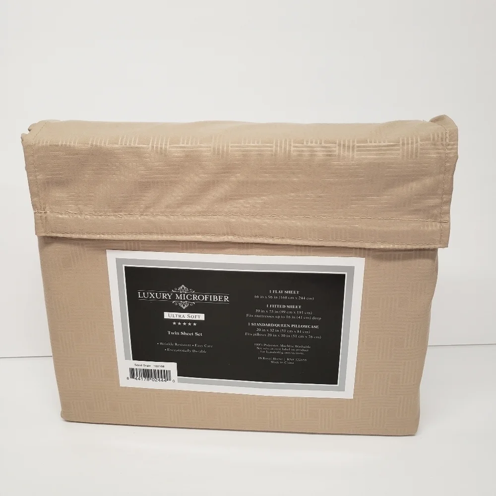 Luxury Microfiber Ultra Soft Twin Sheet Set